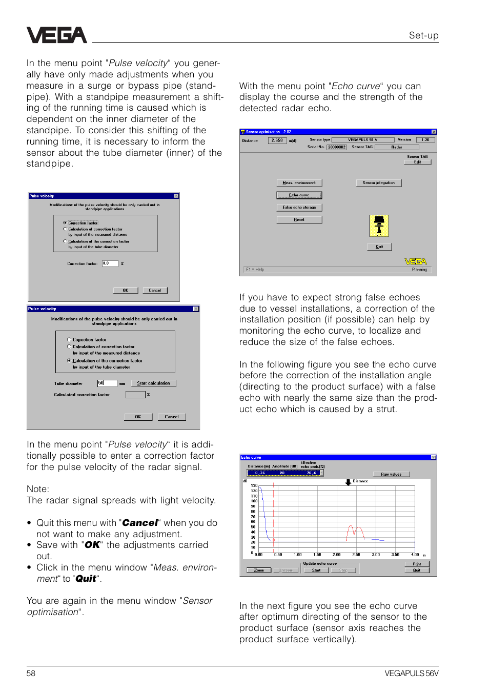 VEGA VEGAPULS 56V User Manual | Page 58 / 80