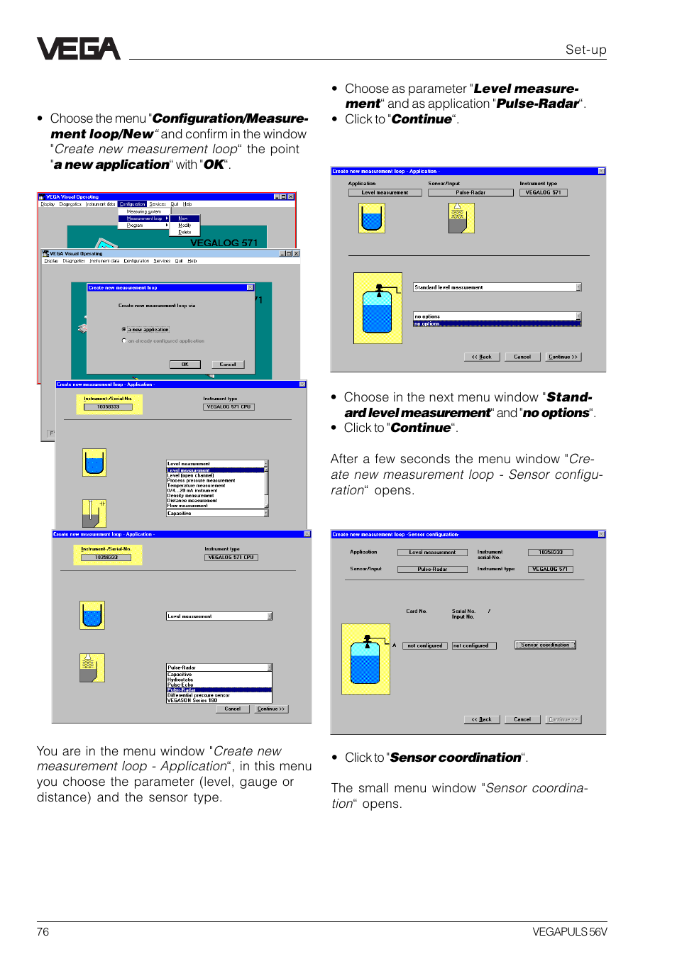 VEGA VEGAPULS 56V User Manual | Page 76 / 80