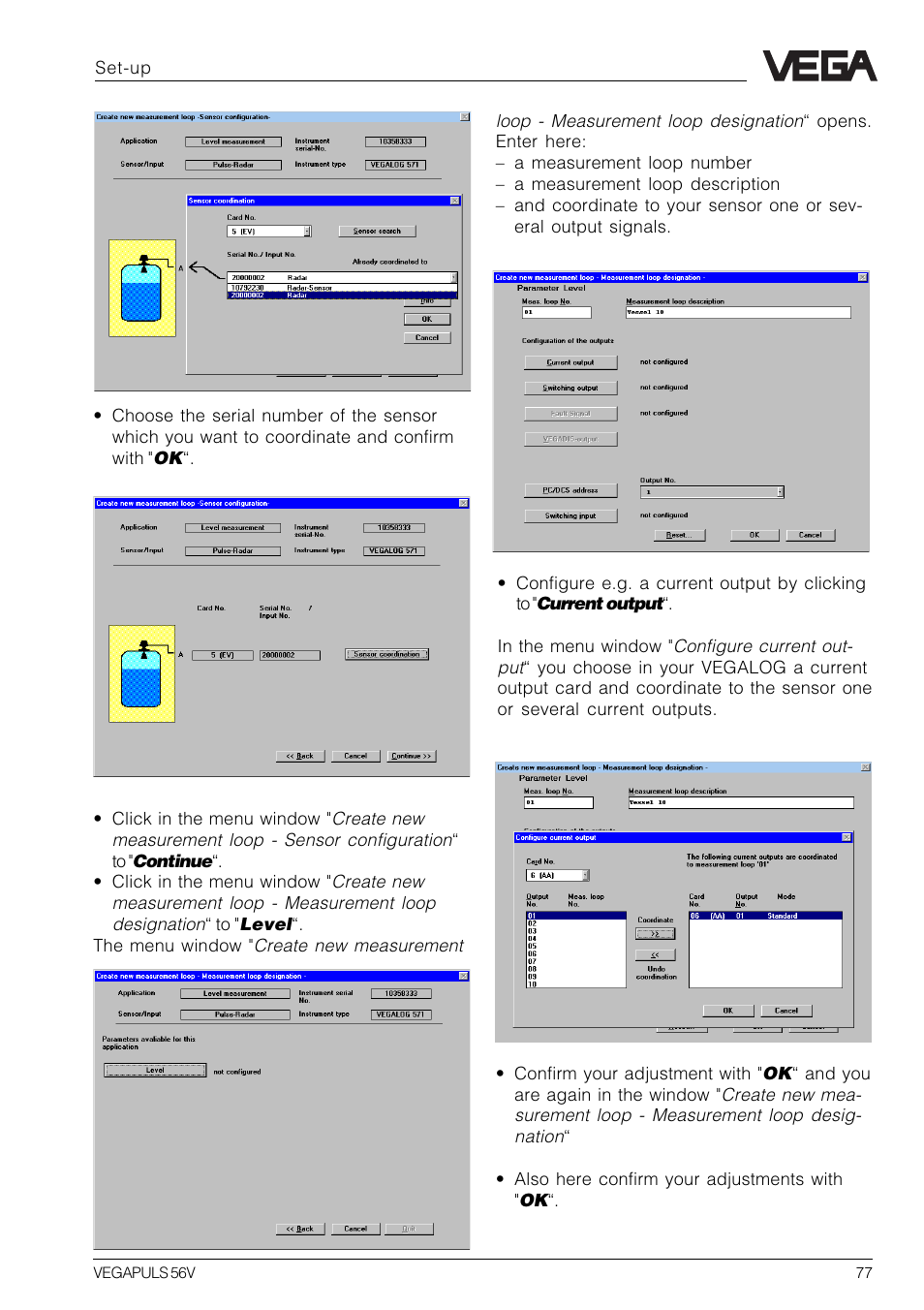VEGA VEGAPULS 56V User Manual | Page 77 / 80
