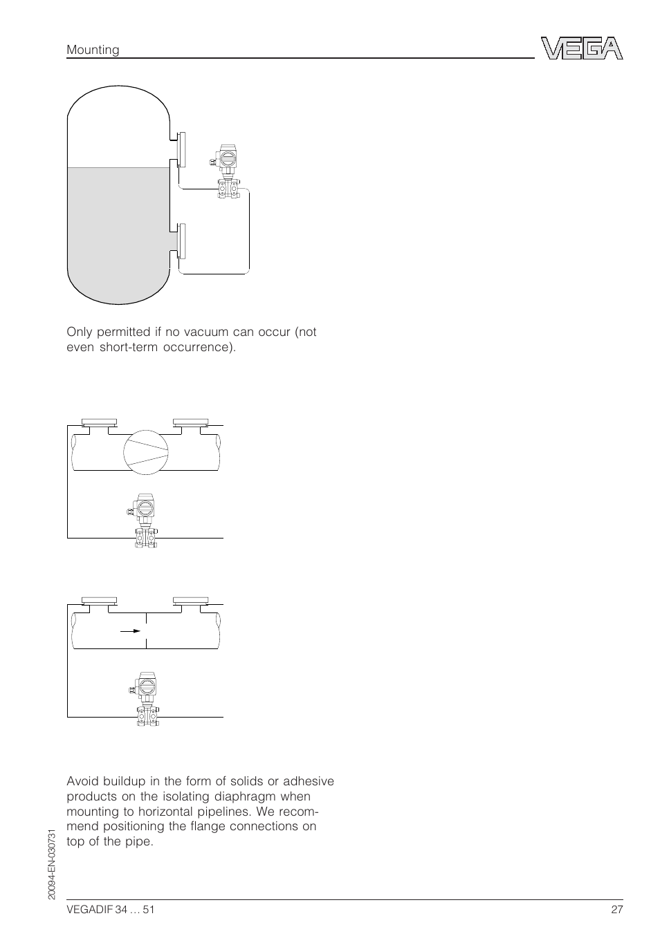 VEGA VEGADIF 34 … 51 User Manual | Page 27 / 64