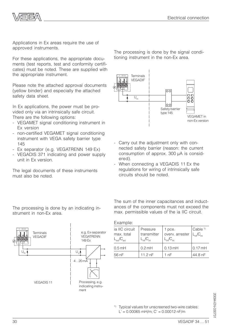 4 ex applications | VEGA VEGADIF 34 … 51 User Manual | Page 30 / 64