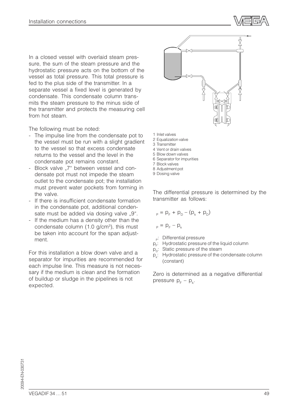 VEGA VEGADIF 34 … 51 User Manual | Page 49 / 64