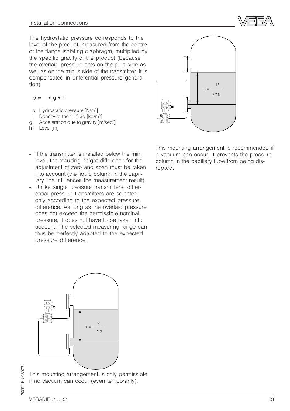 VEGA VEGADIF 34 … 51 User Manual | Page 53 / 64