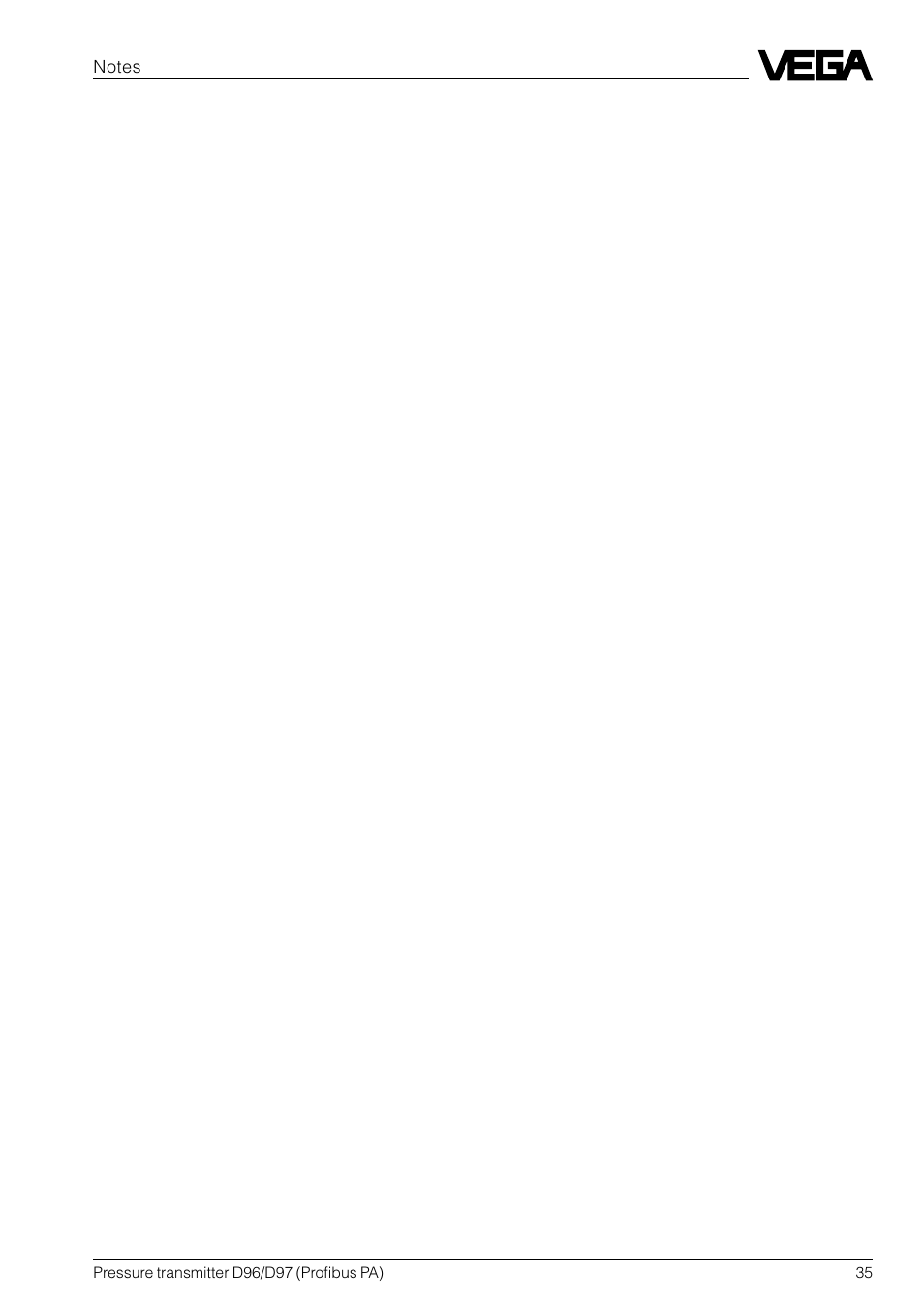 VEGA D96_D97 Profibus PA User Manual | Page 35 / 36