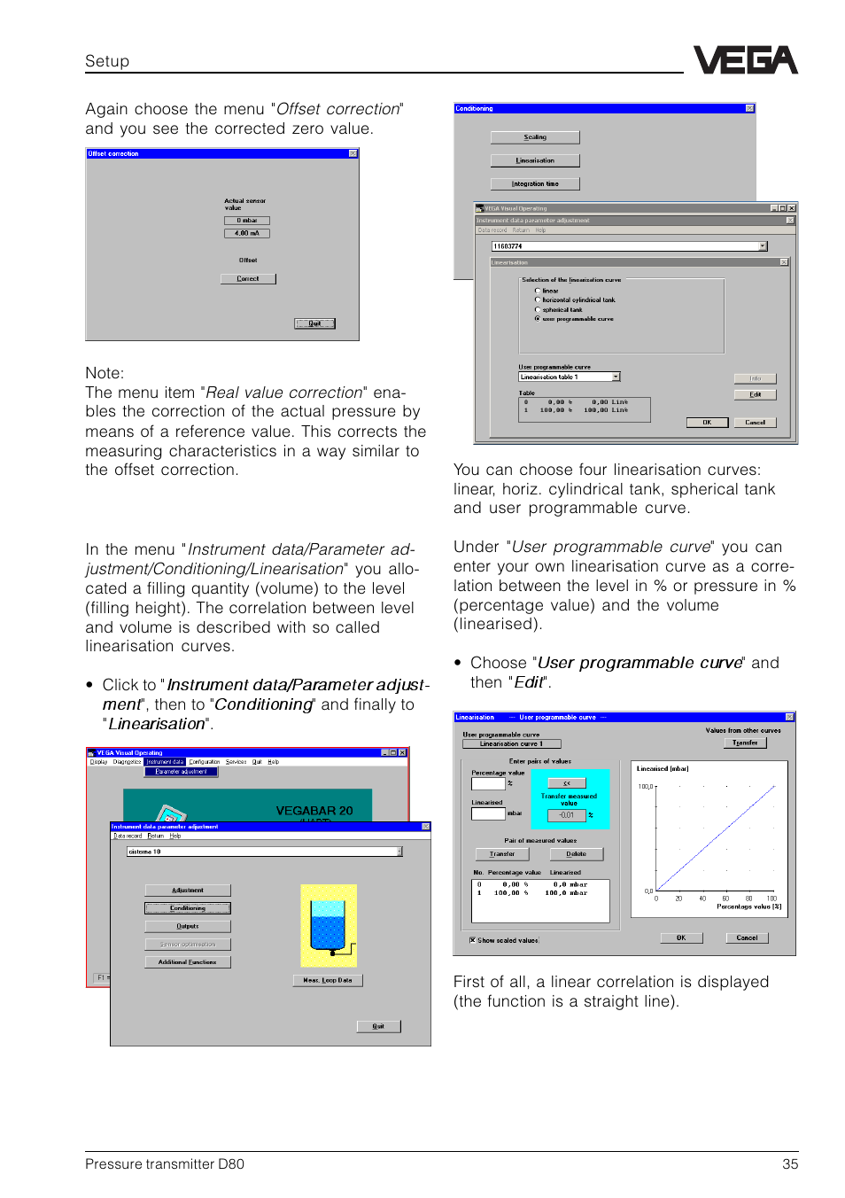 VEGA D80 Hydrostatic pressure transmitters User Manual | Page 35 / 40