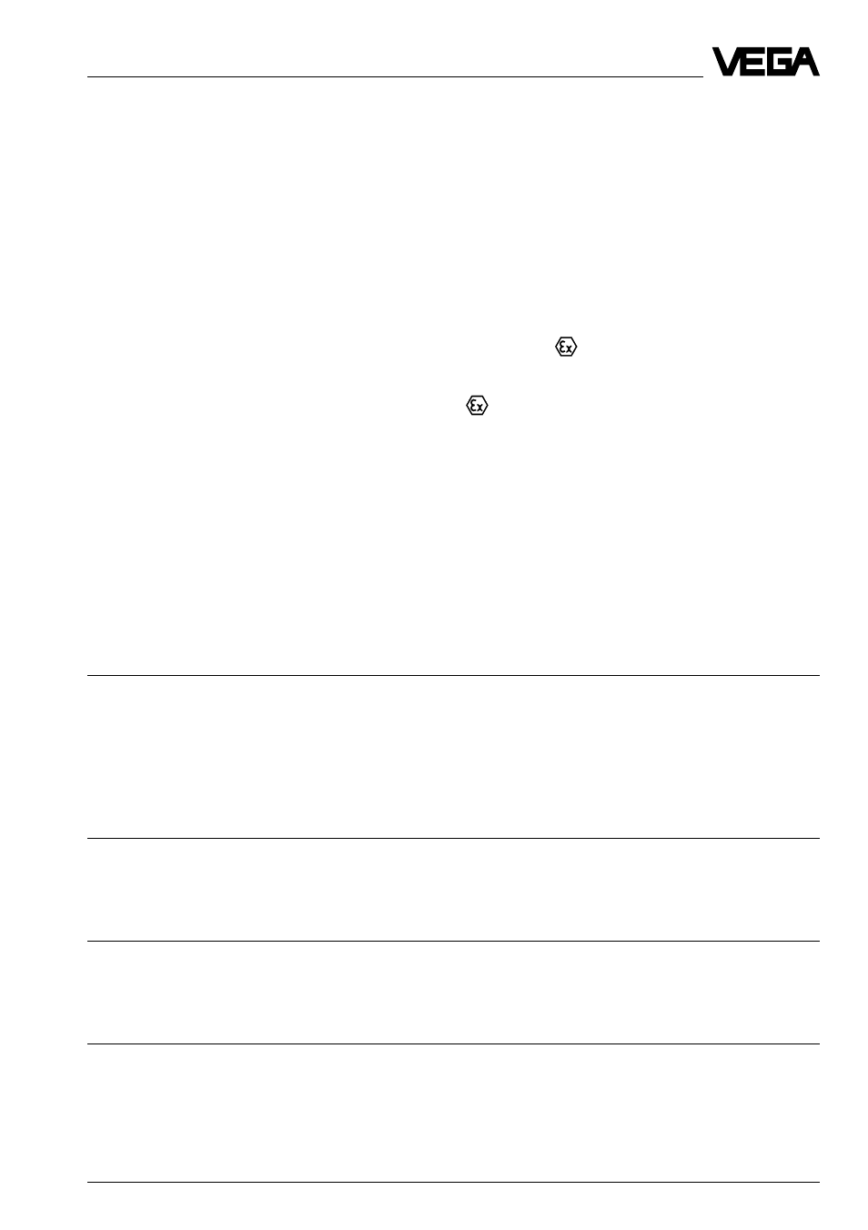 1 product description, 1 function and configuration, 3 technical data | 2 types and versions | VEGA VEGADIS 50 Ex User Manual | Page 3 / 8