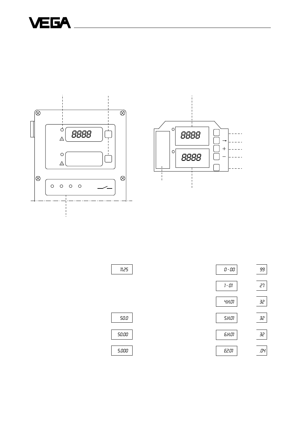 3operating surface | VEGA VEGASON 71 - D User Manual | Page 12 / 40