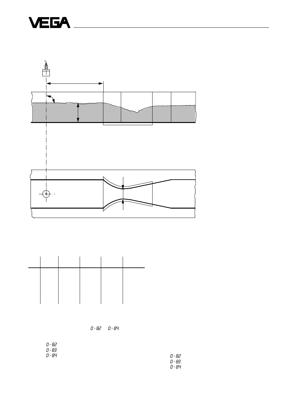1 khafagi-venturi flume, Selection of the actual flow (q), Calculation of the actual flow value (q) | VEGA VEGASON 71 - D User Manual | Page 26 / 40