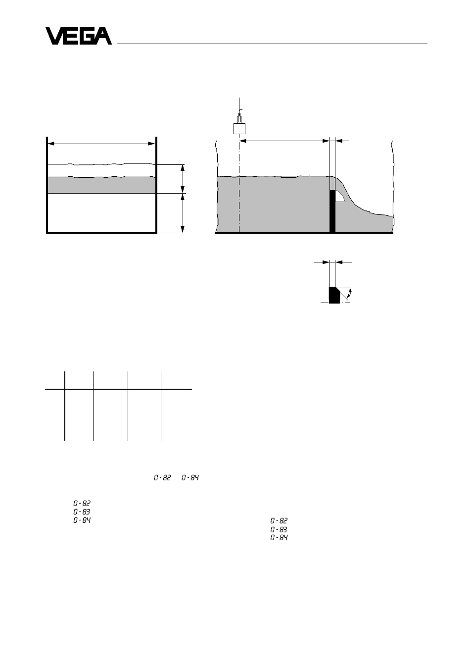 3 rectangular weir without throat, Calculation of the actual flow value (q), Selection of the actual flow (q) | VEGA VEGASON 71 - D User Manual | Page 28 / 40