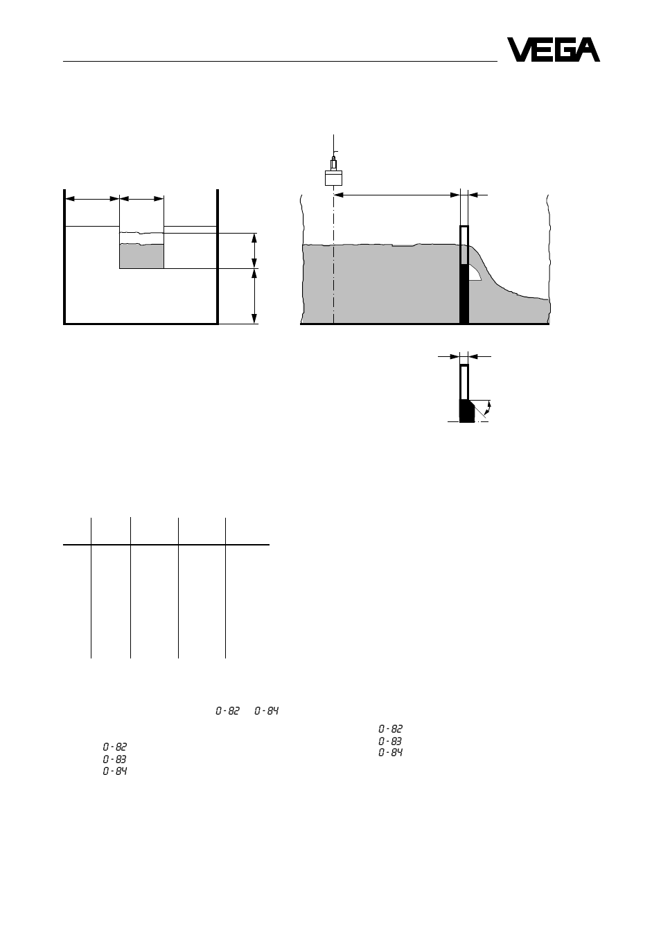 4 rectangular weir with throat, Calculation of the actual flow value (q), Selection of the actual flow (q) | VEGA VEGASON 71 - D User Manual | Page 29 / 40