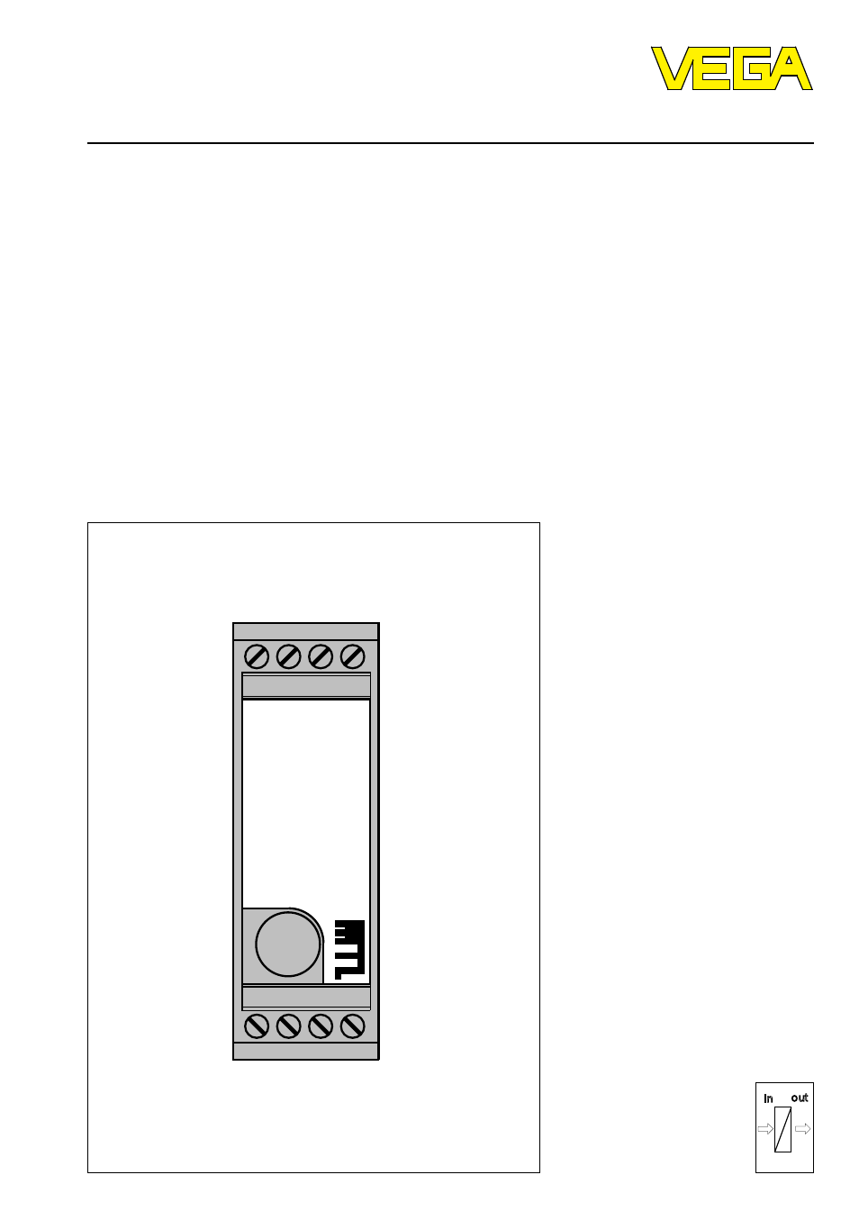 VEGA 3041 Ex-separator User Manual | 4 pages