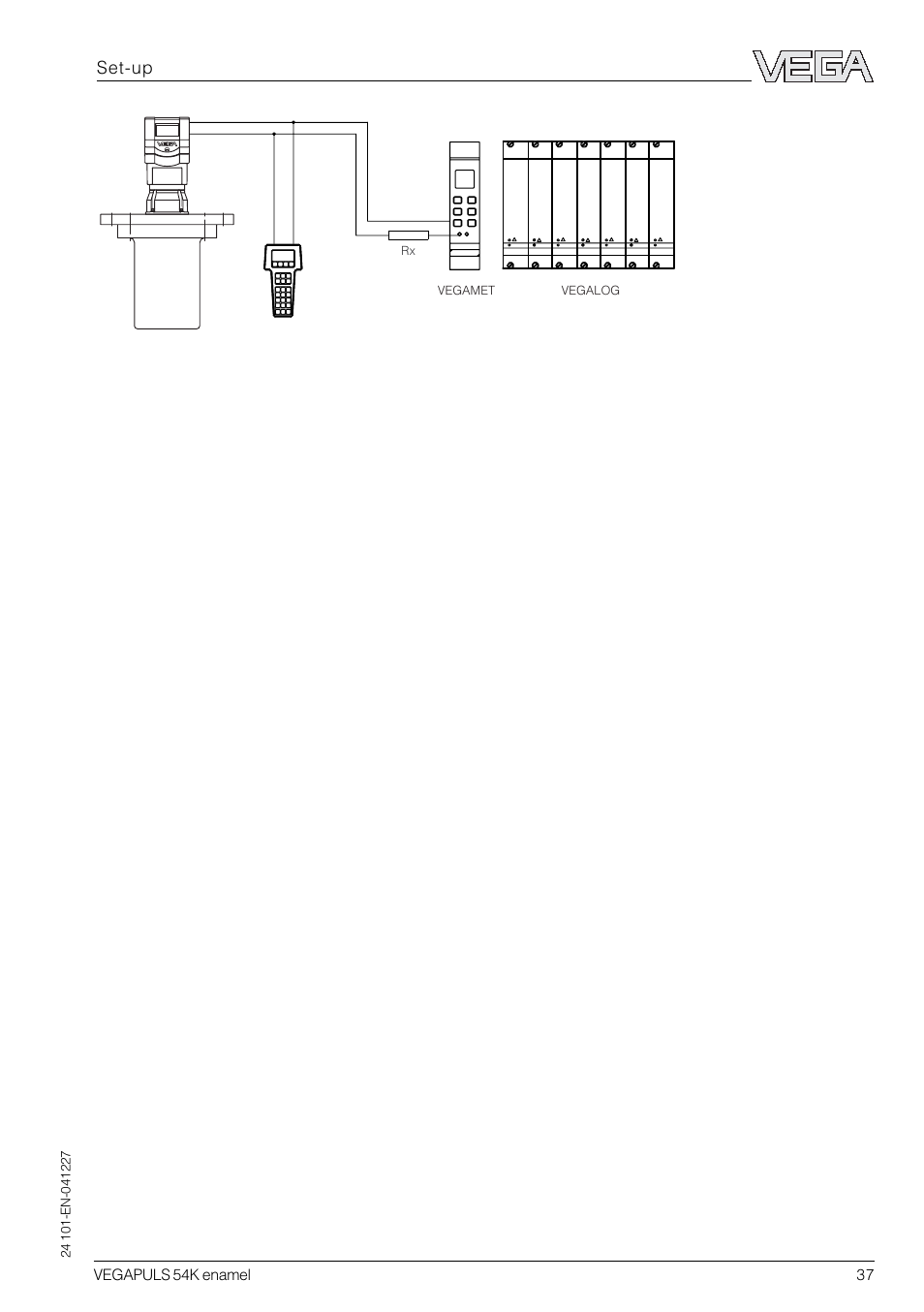 Set-up | VEGA VEGAPULS 54K enamel User Manual | Page 37 / 56