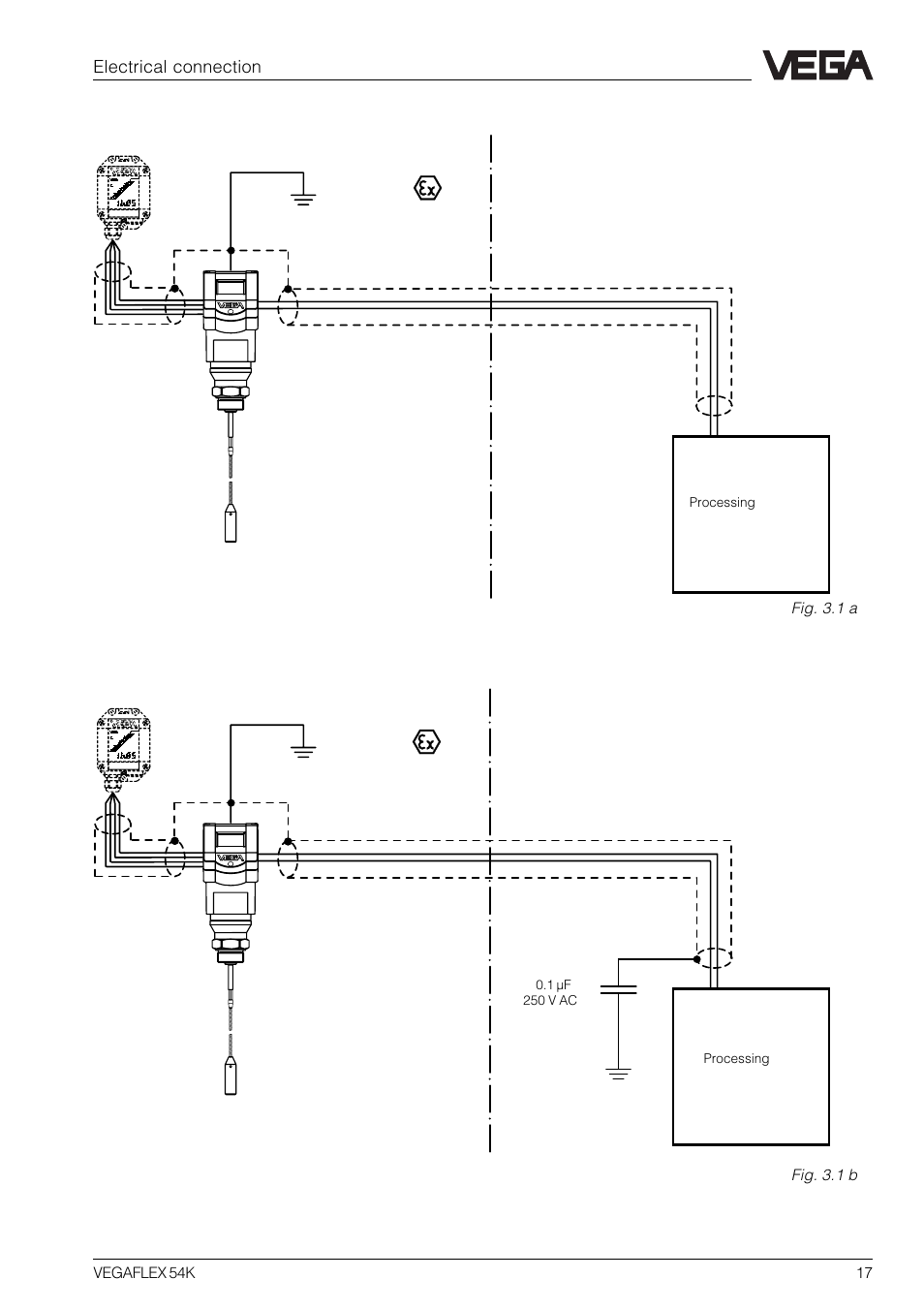 VEGA VEGAFLEX 54K User Manual | Page 17 / 36