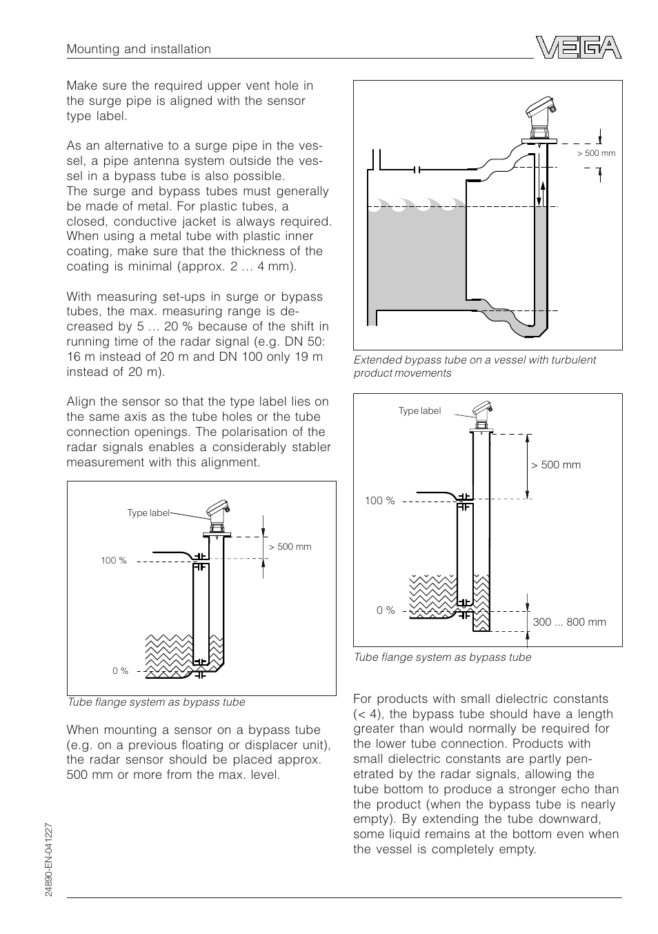 VEGA VEGAPULS 51K…54K Profibus PA User Manual | Page 17 / 60