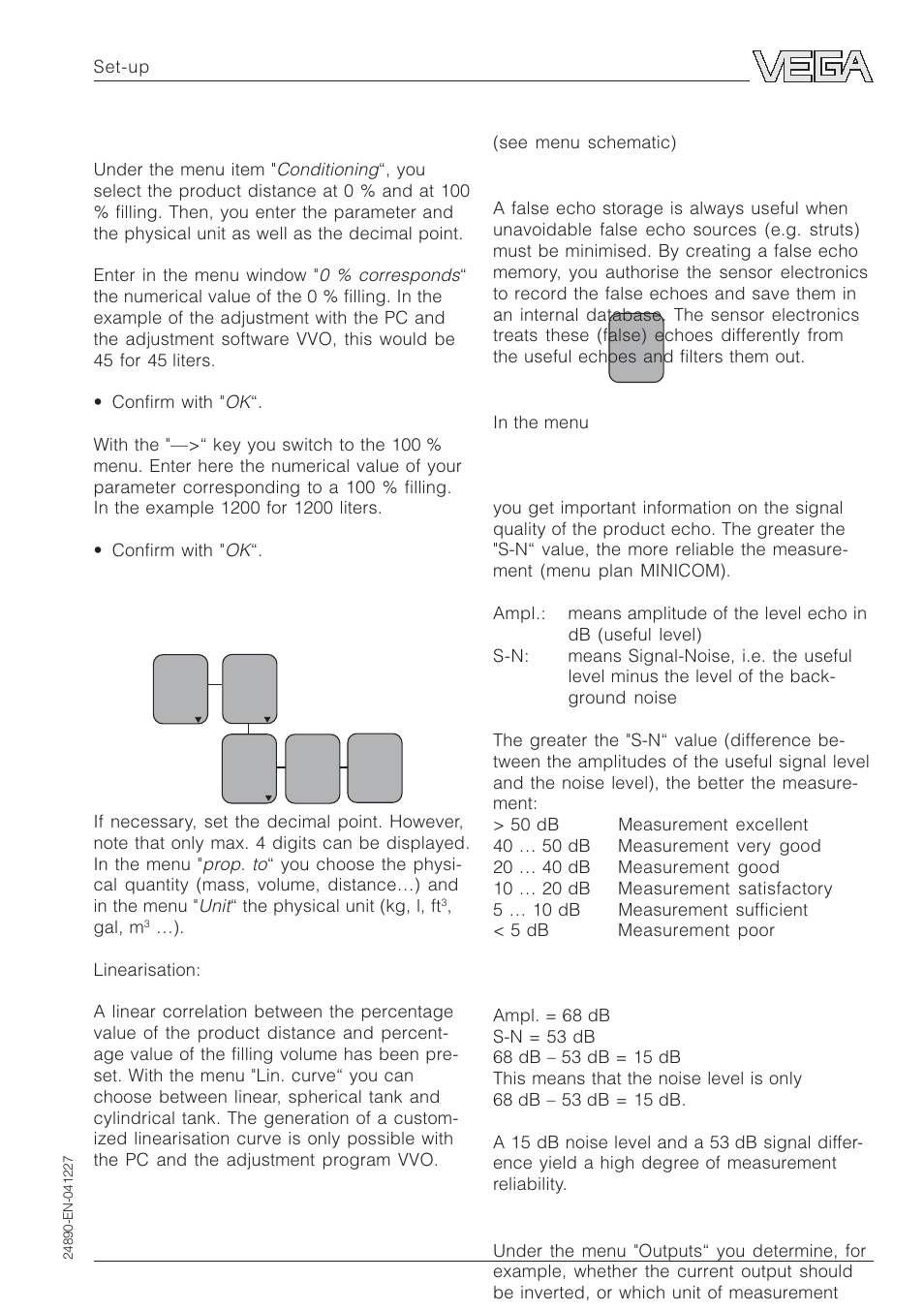 VEGA VEGAPULS 51K…54K Profibus PA User Manual | Page 41 / 60