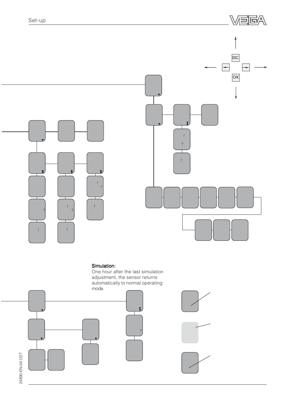 Set-up | VEGA VEGAPULS 51K…54K Profibus PA User Manual | Page 43 / 60