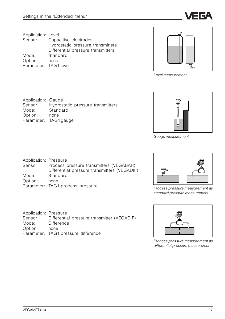 VEGA VEGAMET 614 User Manual | Page 27 / 56