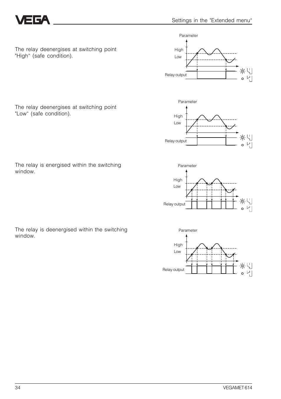 VEGA VEGAMET 614 User Manual | Page 34 / 56