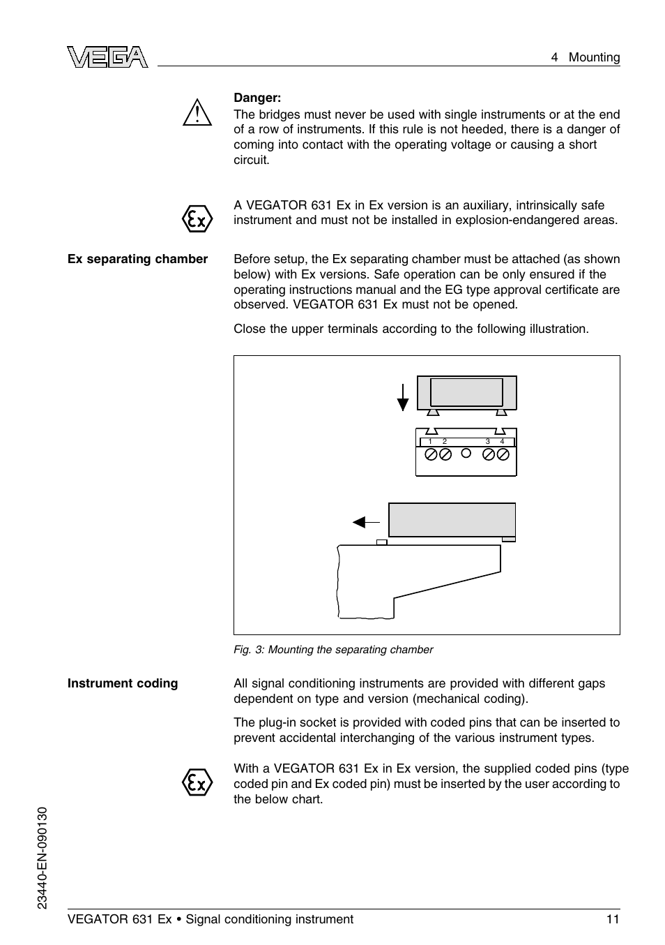 VEGA VEGATOR 631 Ex User Manual | Page 11 / 32