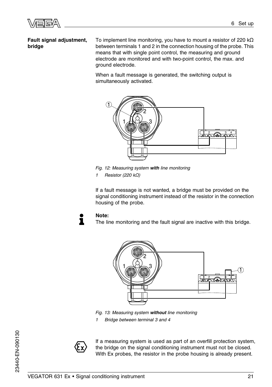 VEGA VEGATOR 631 Ex User Manual | Page 21 / 32