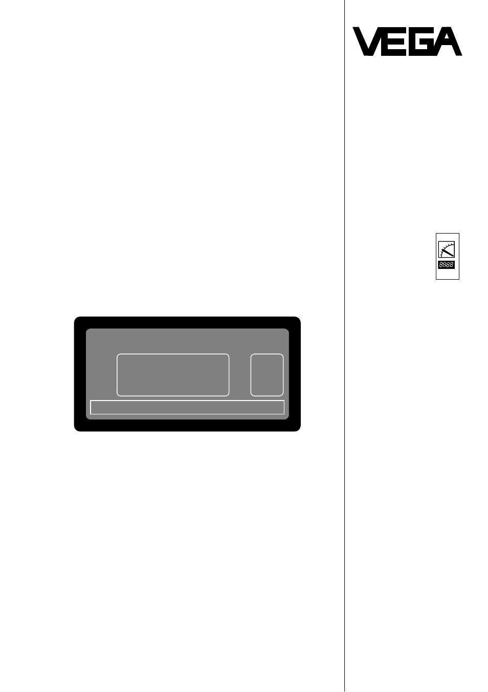 VEGA VEGADIS 171 A User Manual | 8 pages