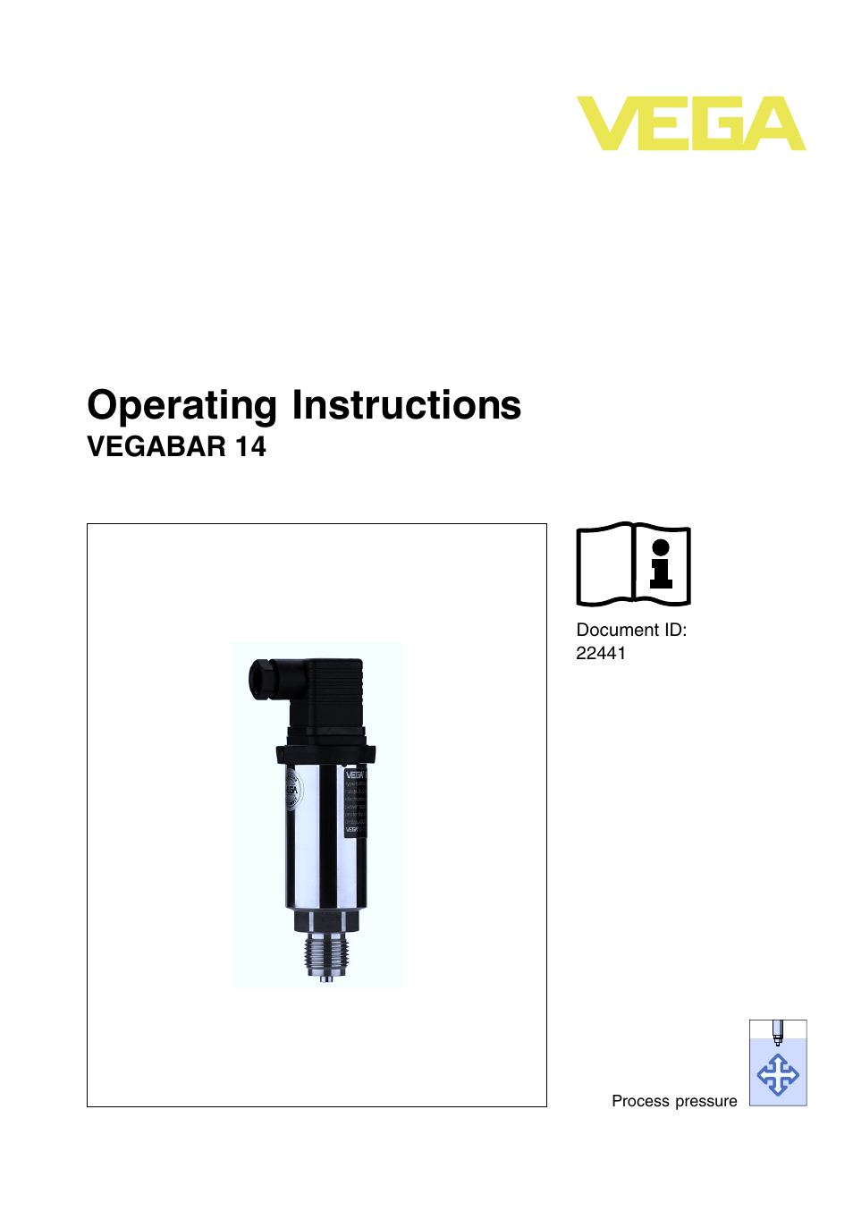 VEGA VEGABAR 14 User Manual | 28 pages