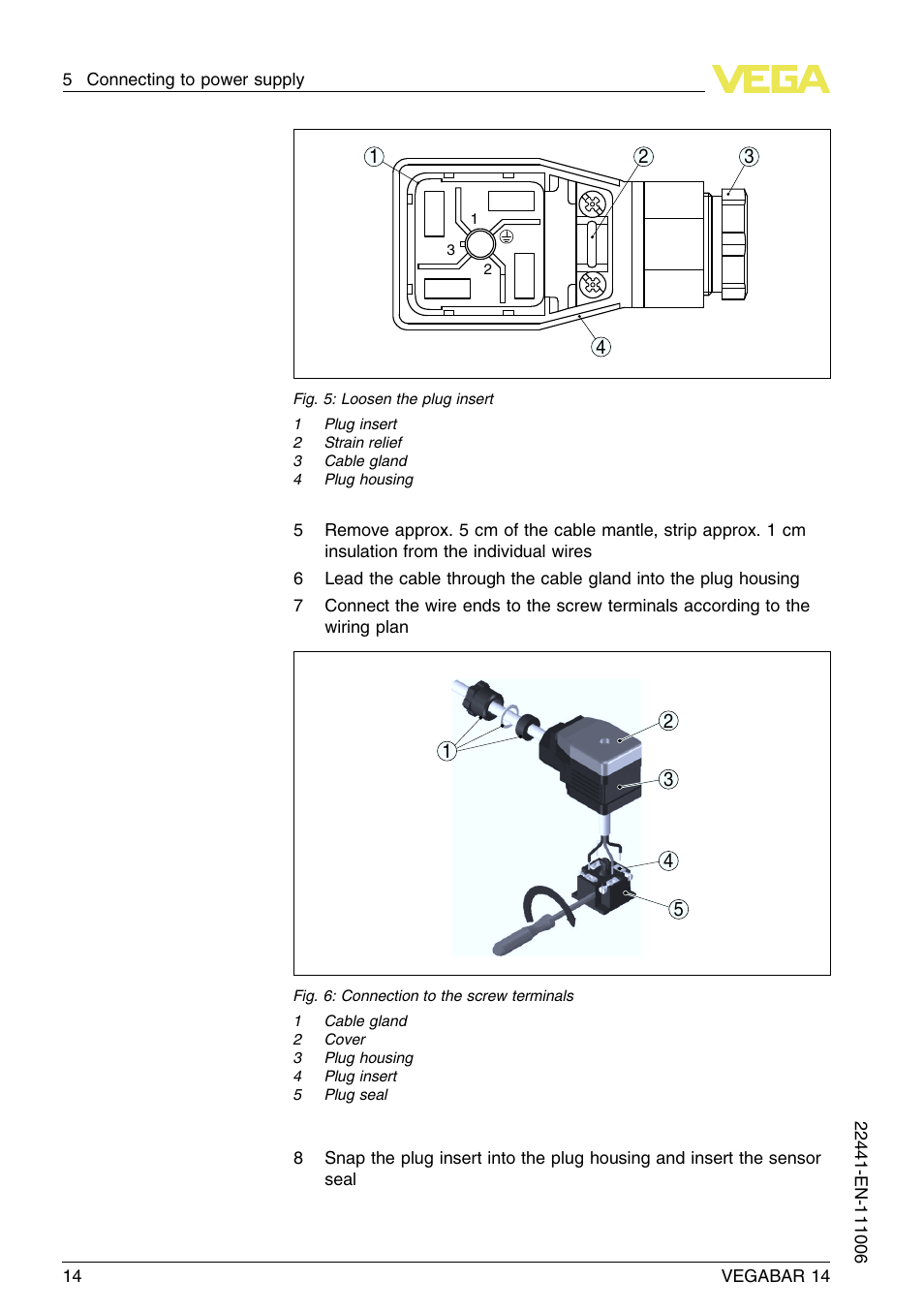 VEGA VEGABAR 14 User Manual | Page 14 / 28