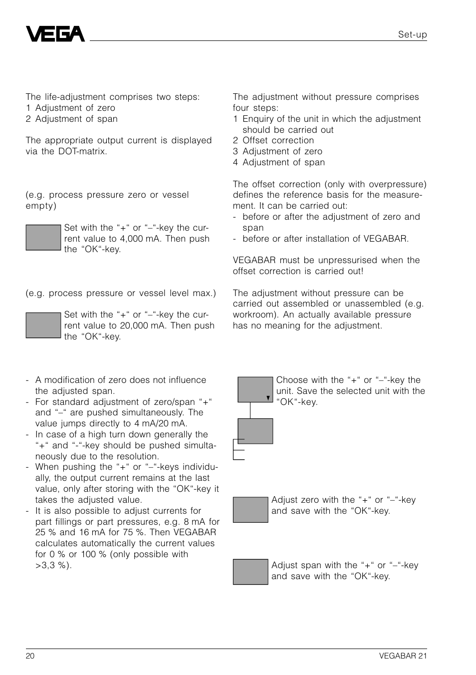 VEGA VEGABAR 21 User Manual | Page 20 / 28
