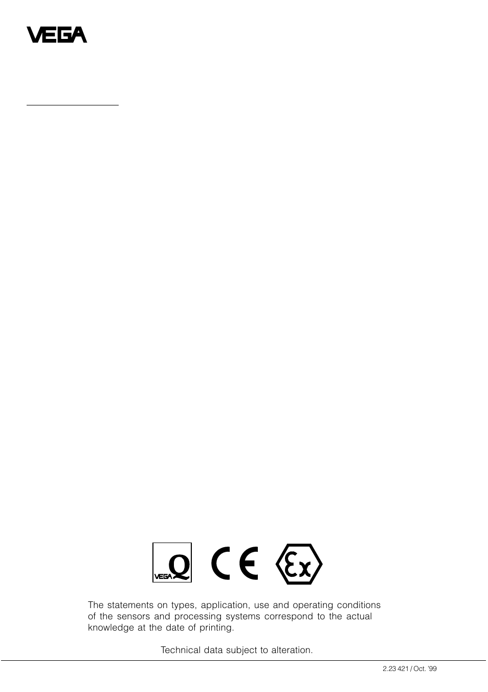 VEGA VEGABAR 21 User Manual | Page 28 / 28