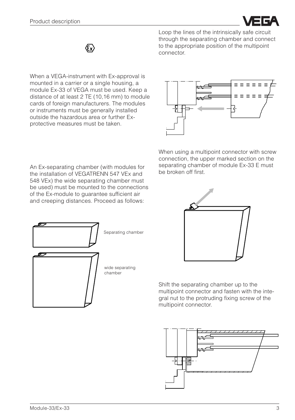 Connection instructions for ex-applications | VEGA 33_Ex-33 User Manual | Page 3 / 4