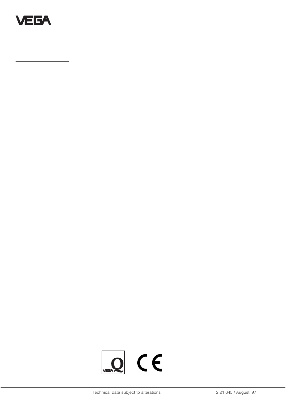 VEGA 33_Ex-33 User Manual | Page 4 / 4