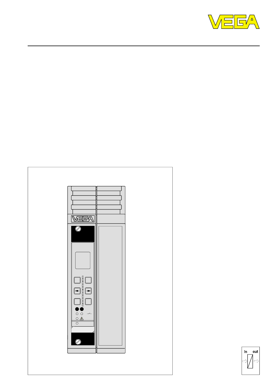 VEGA Housing type 505 User Manual | 13 pages