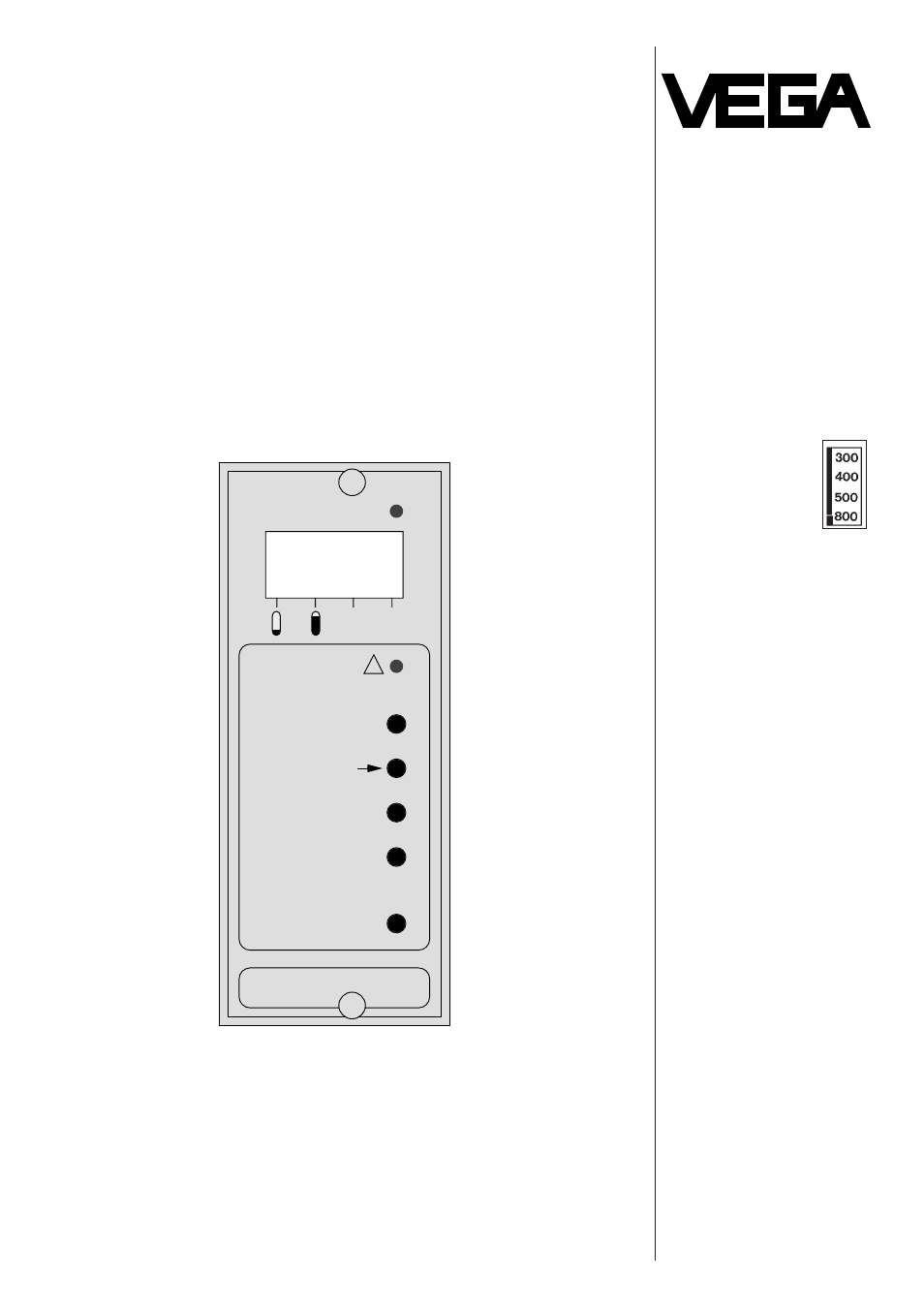 VEGA VEGAMET 407 Z User Manual | 16 pages