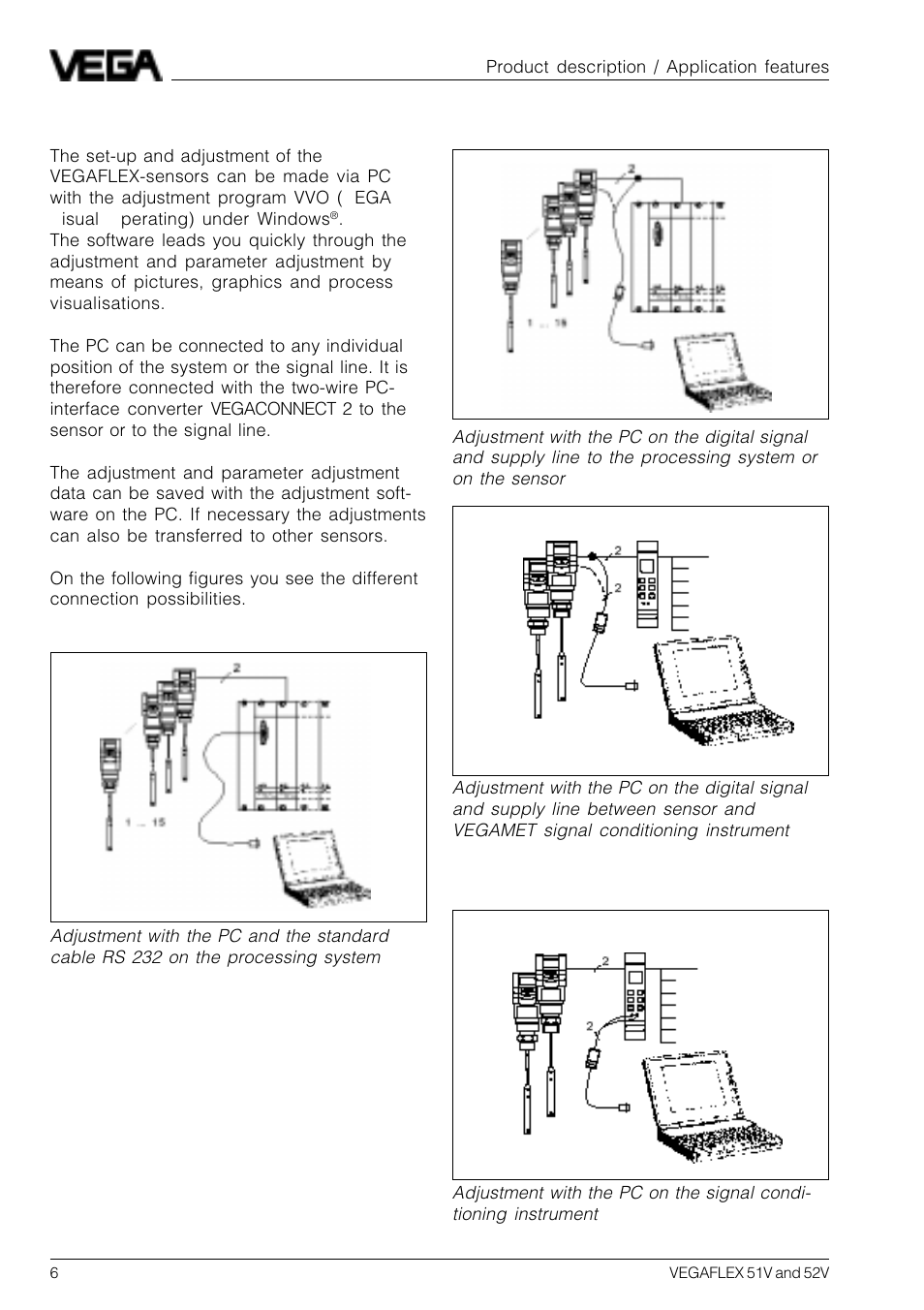 VEGA VEGAFLEX 52V User Manual | Page 6 / 36