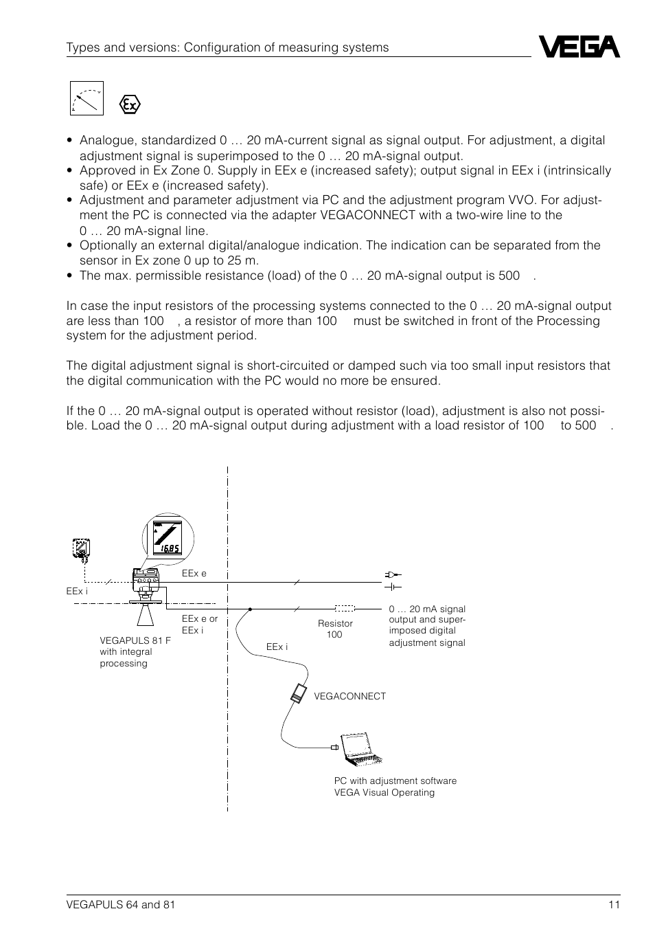 VEGA VEGAPULS 81 User Manual | Page 11 / 84