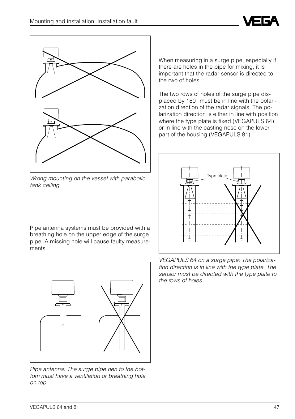 VEGA VEGAPULS 81 User Manual | Page 47 / 84