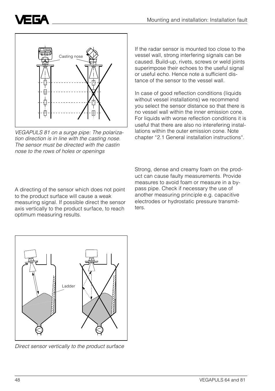 VEGA VEGAPULS 81 User Manual | Page 48 / 84