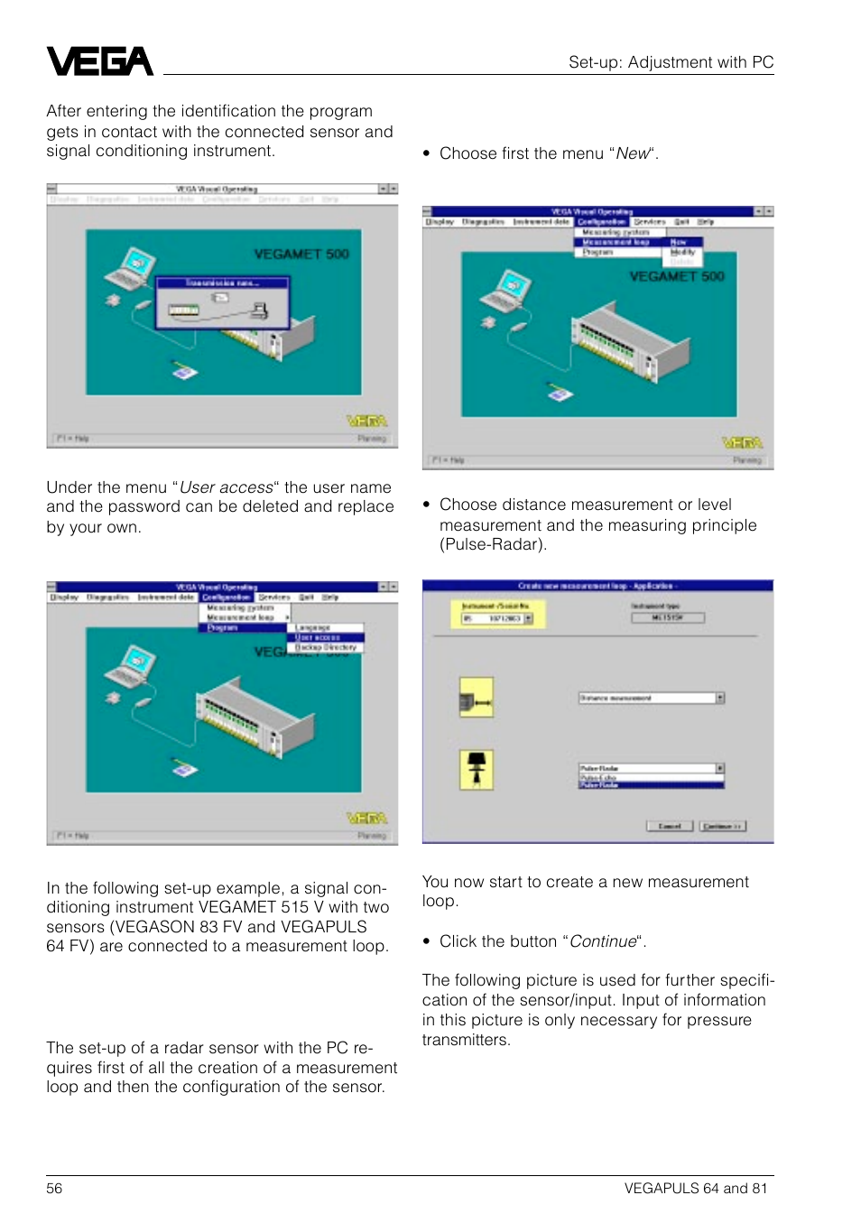 VEGA VEGAPULS 81 User Manual | Page 56 / 84