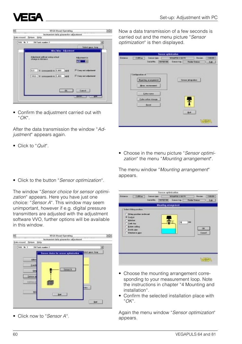 VEGA VEGAPULS 81 User Manual | Page 60 / 84