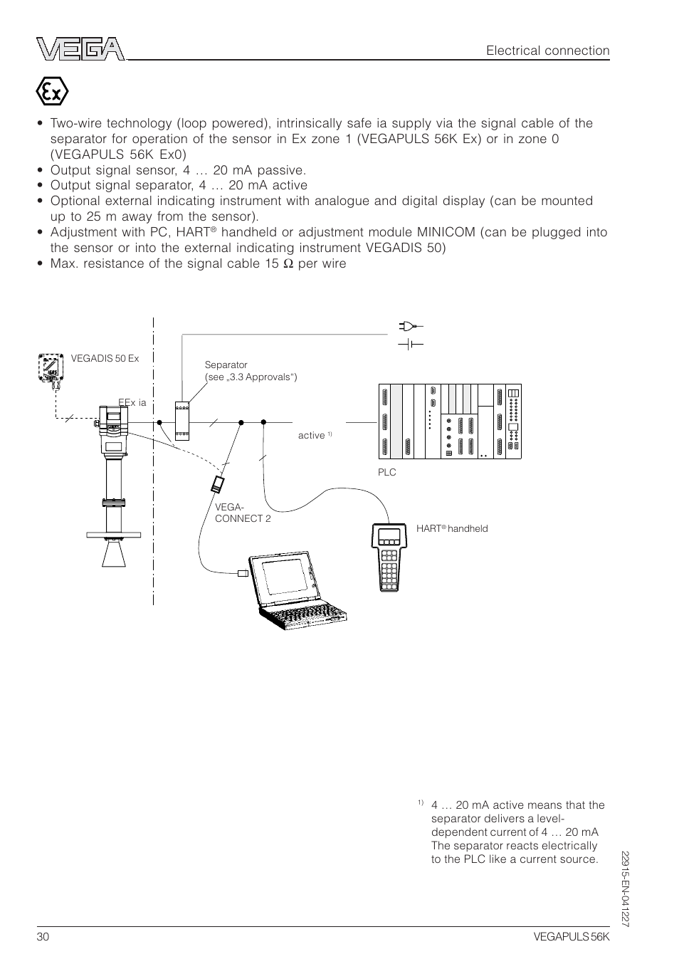 VEGA VEGAPULS 56K User Manual | Page 30 / 68