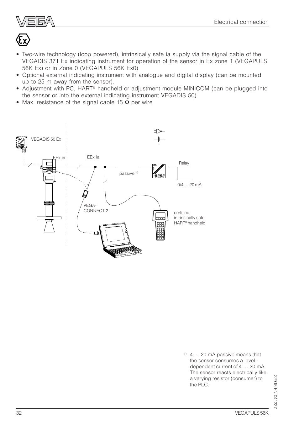 VEGA VEGAPULS 56K User Manual | Page 32 / 68