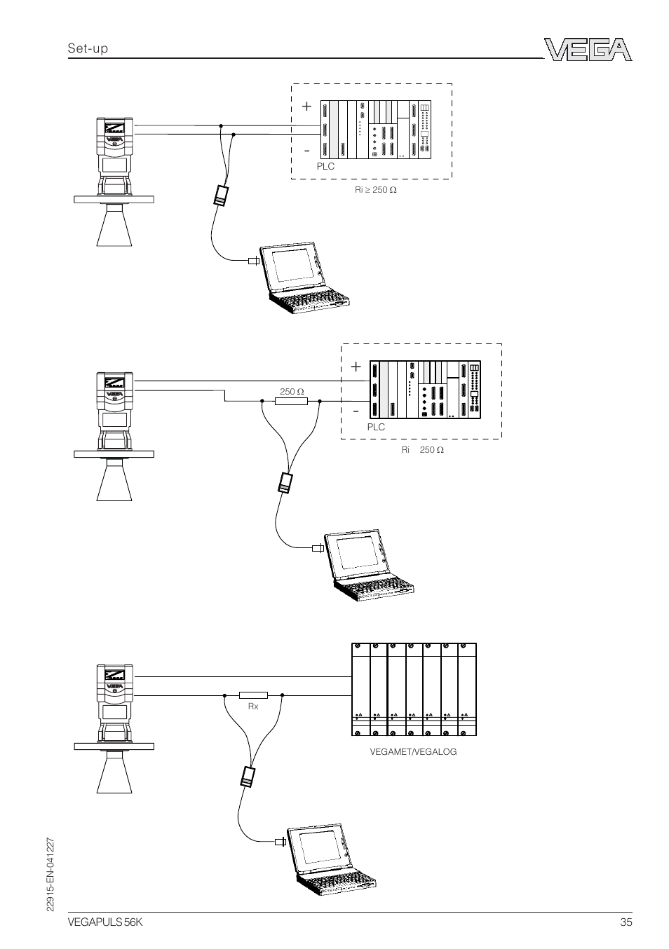 VEGA VEGAPULS 56K User Manual | Page 35 / 68