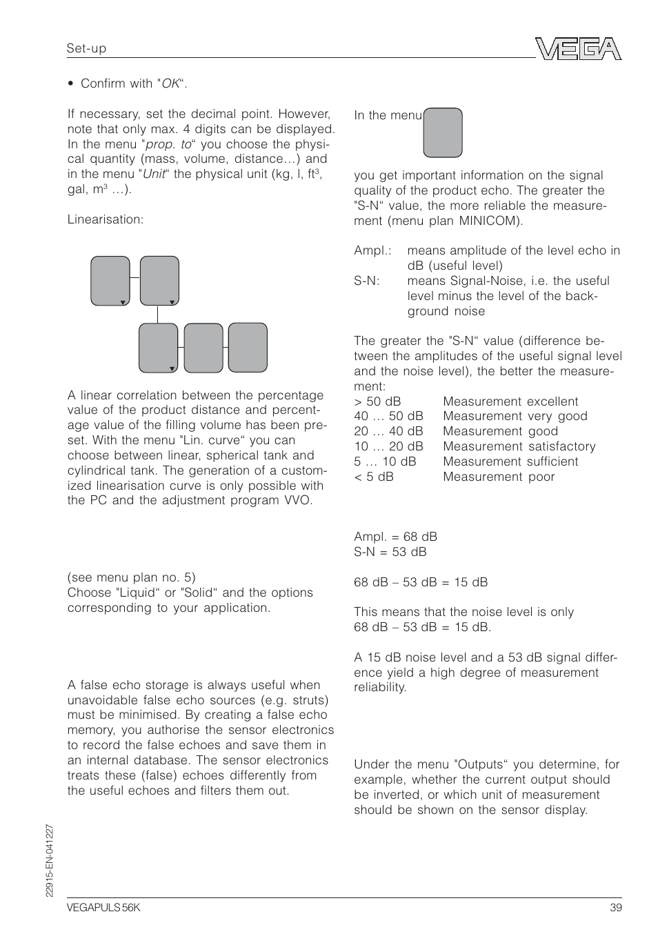 VEGA VEGAPULS 56K User Manual | Page 39 / 68