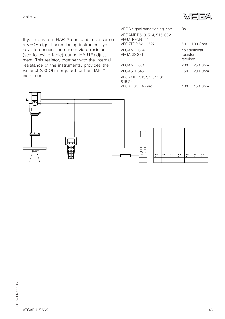 VEGA VEGAPULS 56K User Manual | Page 43 / 68