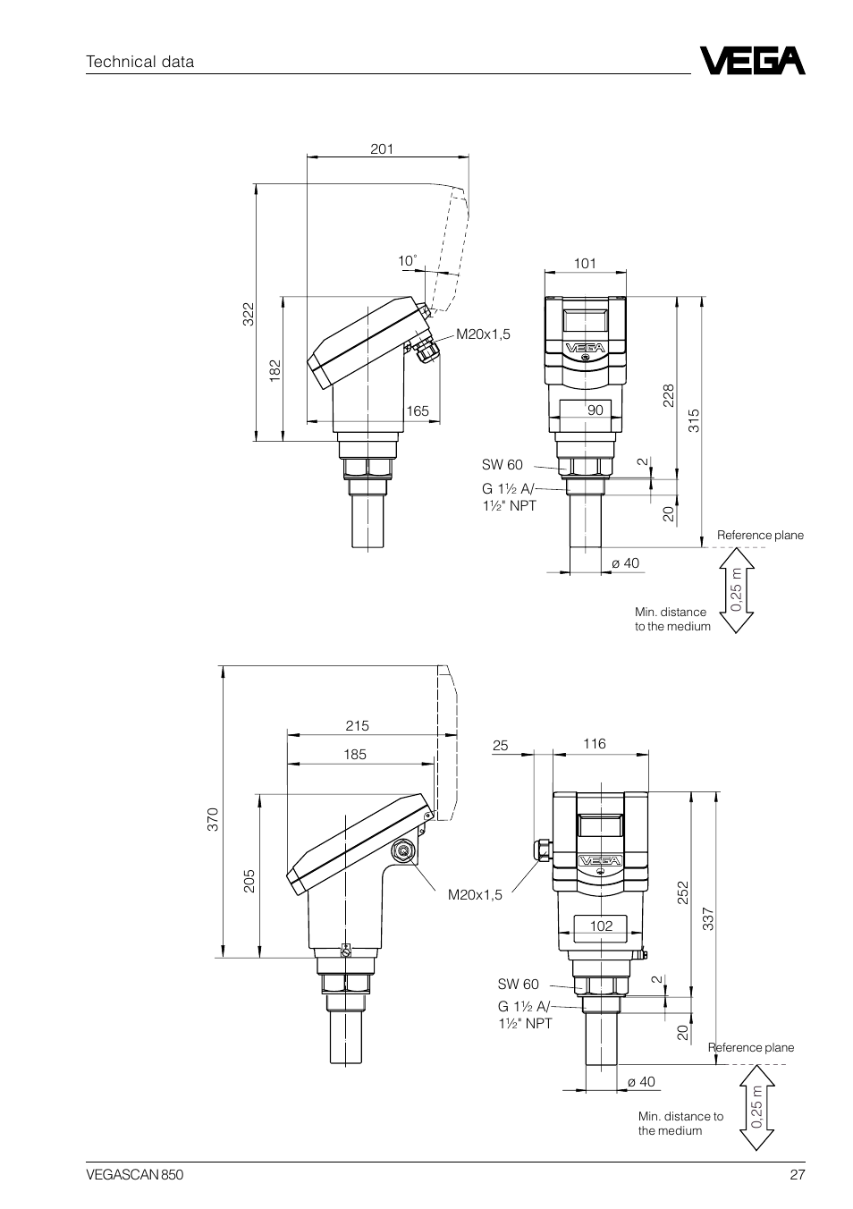 Vegason 51 | VEGA VEGASCAN 850 User Manual | Page 27 / 92