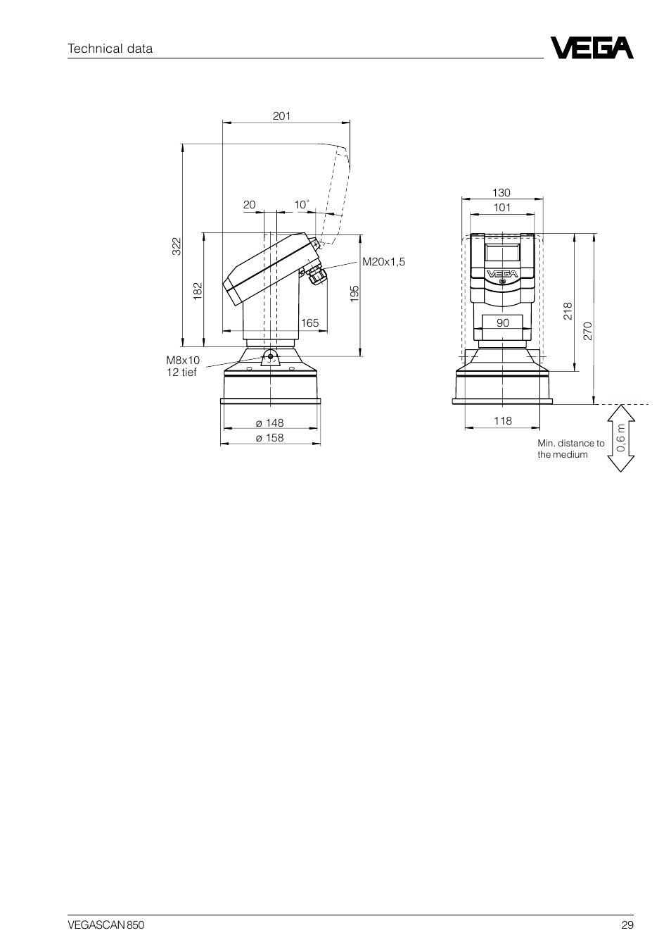 Vegason 53 | VEGA VEGASCAN 850 User Manual | Page 29 / 92