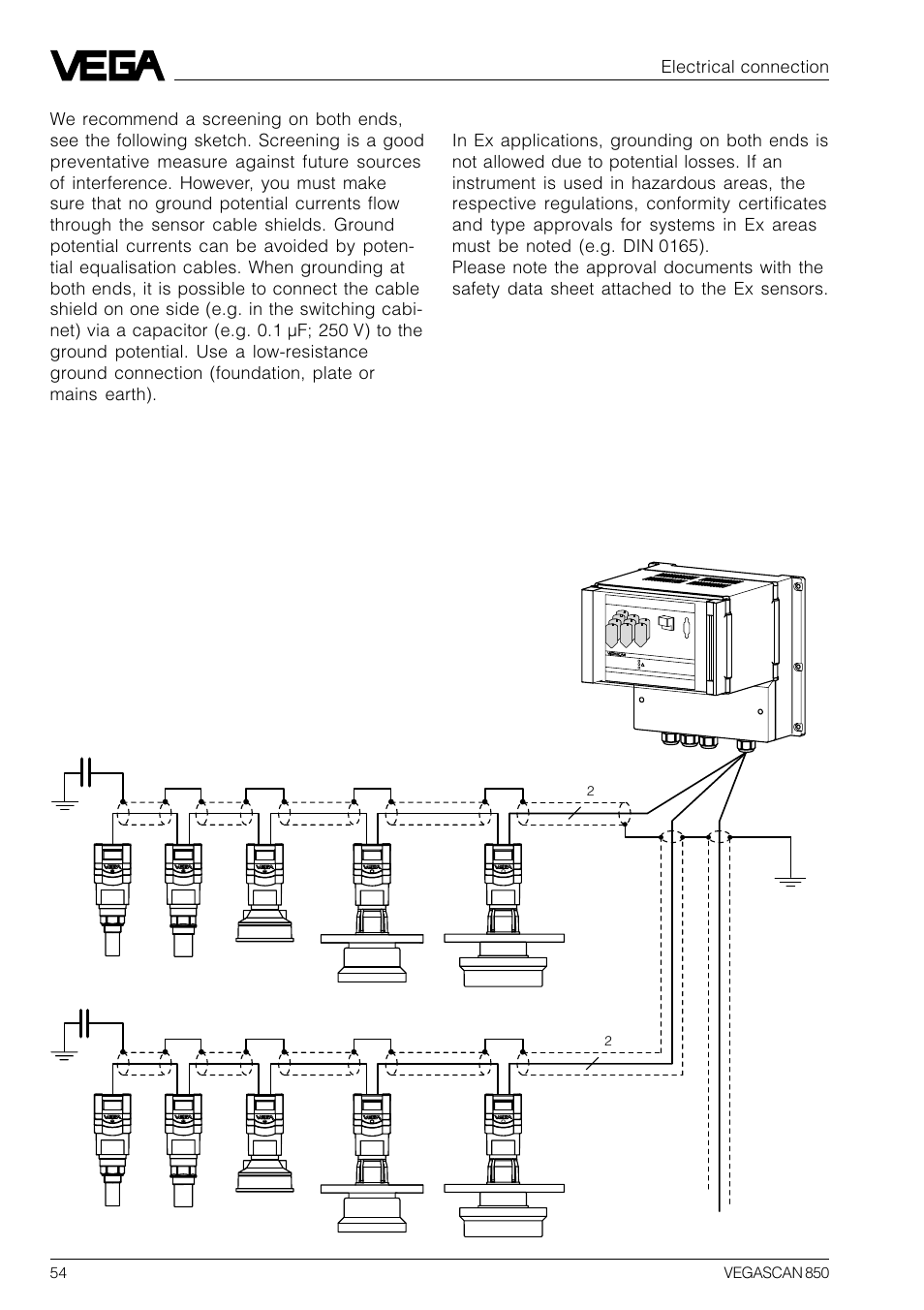 VEGA VEGASCAN 850 User Manual | Page 54 / 92