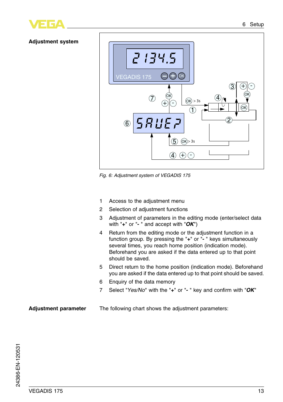VEGA VEGADIS 175 User Manual | Page 13 / 24