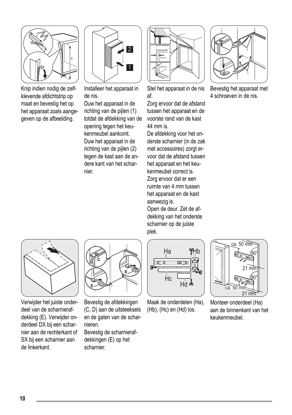 Ha hb hc hd | ZANKER ZKK 8023 User Manual | Page 10 / 44