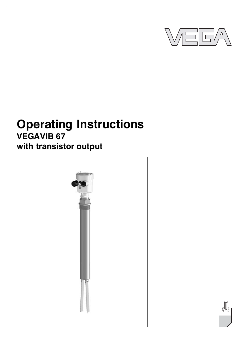 VEGA VEGAVIB 67 - transistor output User Manual | 40 pages